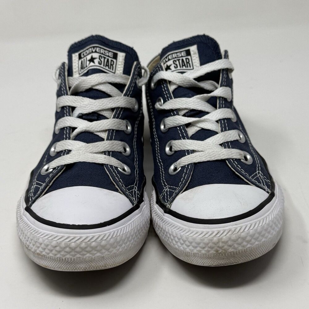 Converse All Star Sneakers Womens 6 Blue Canvas Low Top Retro Grunge Shoes - Picture 6 of 16
